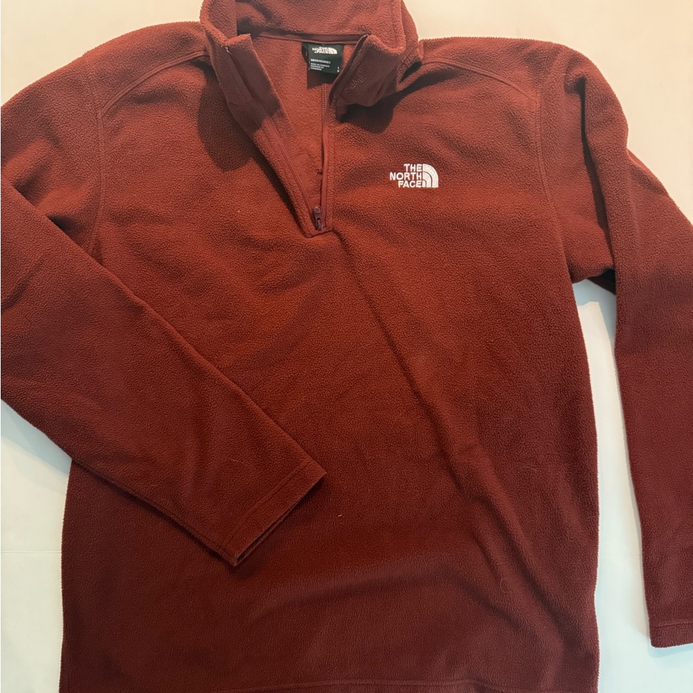 The North Face Rust Orange Fleece Jacket